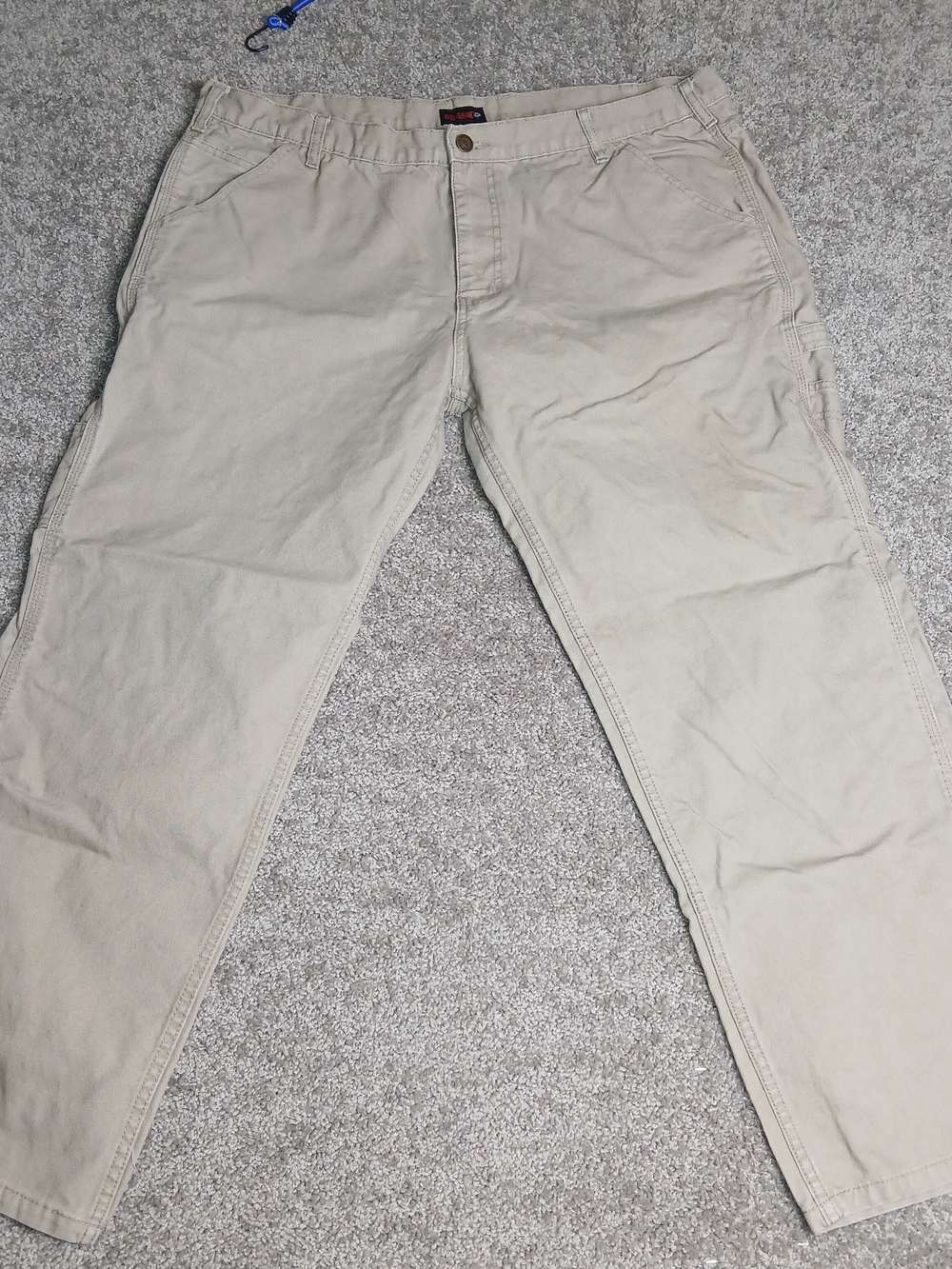 Wolverine Carpenter Pants for‎ Men - Beige - 100% Cotton - Size 42x32